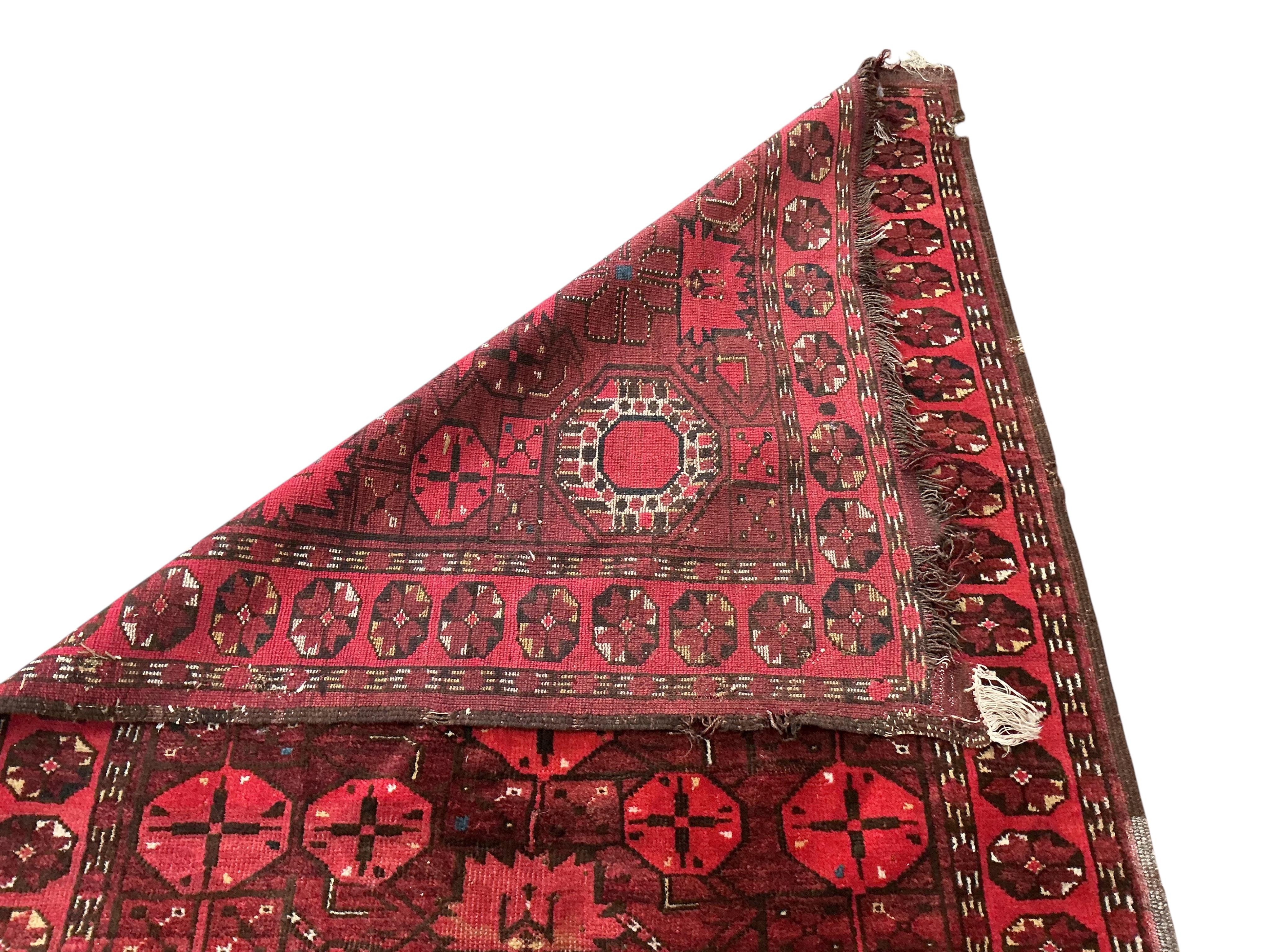 An early 20th century Turkoman runner, 290 x 127cm